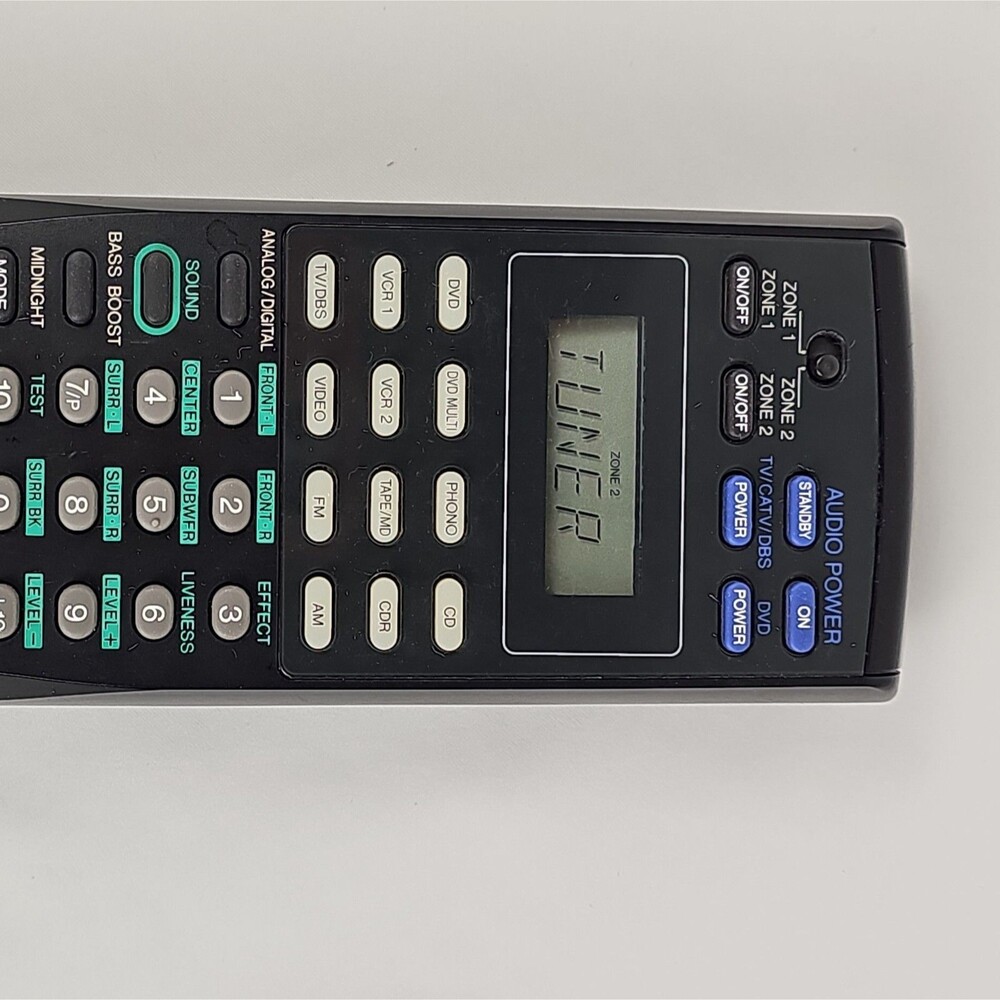 JVC RM-SRX8040J OEM A/V Receiver Remote Control RX-8040B Tested Working - Picture 9 of 9